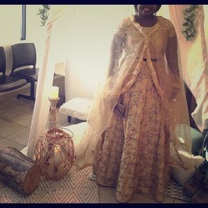 GORGEOUS Gold Lehenga